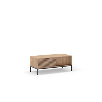 Mesa De Centro Con Cajones Diseño Industrial Moderno