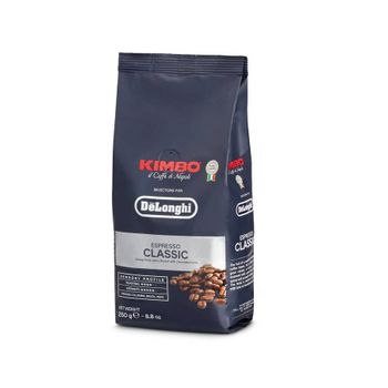 De'Longhi Granos de café Kimbo for De'Longhi Classic, 35% Arábica 65% Robusta, 250g DLSC610