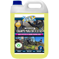 viks limpiador de bicicletas   bike cleaner   champu bici ebikes neutro y suave  valido para carbono aluminio etc  champu limpiador de cuadros  5l