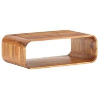 mesa de centro de madera maciza de acacia 90x50x30 cm vidaxl