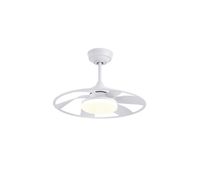 ventilador de techo metal color blanco serie celsius 55cm