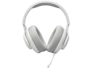 Auriculares gaming - JBL Quantum 360 Wireless, QuantumSURROUND Sound, Bluetooth, Autonomía 22h, Micrófono, Blanco