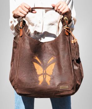 SHOPPER BAG BUFF BROWN / TOBACCO LEATHER