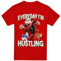 the smurfs camiseta everyday im hustling para mujer