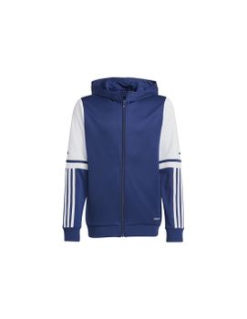 Chaqueta de Fútbol adidas Squadra25 Hood Infantil Azul/Blanco