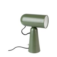 lampara de mesa de hierro verde