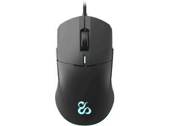 Ratón gaming - Newskill Chiron, Con cable, 8000 DPI, 8 botones programables, Negro