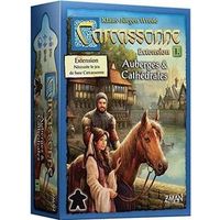 asmodee - carcasona - extension1 auberges cathedrales - nueva version - juego de mesa