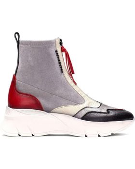 de HISPANITAS BOTIN SPORT CANA STRECH Y CREMALLERA C001 BLACK-ACERO-MIL