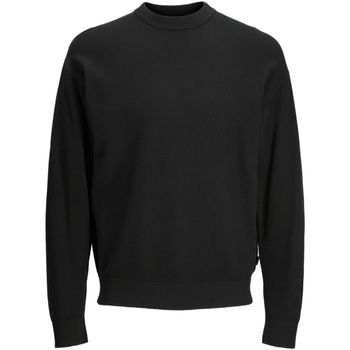 Jack & Jones Jersey 12261771 JORSCOTT KNIT CREW NECK BLACK para hombre