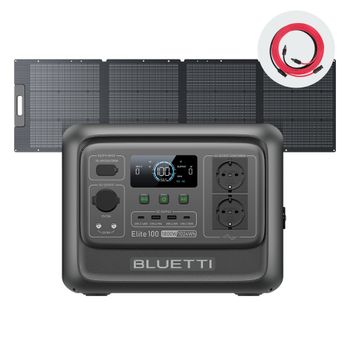 Bluetti Elite 100 V2 Estación De Energía Portátil, 1800w/1024wh, Con Panel 200w Para Camping,vanlife,rv Viajes