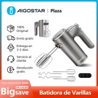batidora de varillas 5 velocidades  modo turbo 2 batidores de varillas 2 ganchos de amasado soporte de almacenamiento 400w