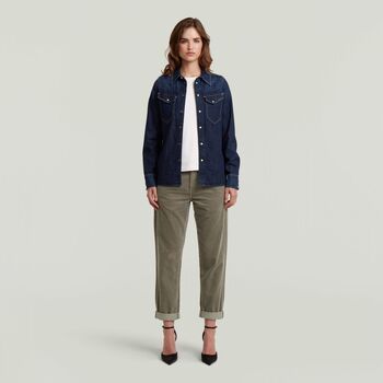 G-Star Raw Pantalones D25257 E169 KATE BOYFRIEND-C982 TURF para mujer