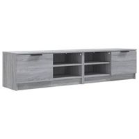 muebles para tv 2 uds contrachapado gris sonoma 80x35x365 cm vidaxl