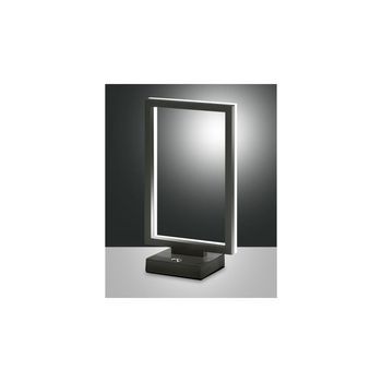 Lámpara De Mesa Led Bard 15w Antracita 3394-30-282 Fabas Luce
