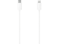 adaptador - hama 00200645 de conector lightning a usb-c 15 m 480 mbps blanco