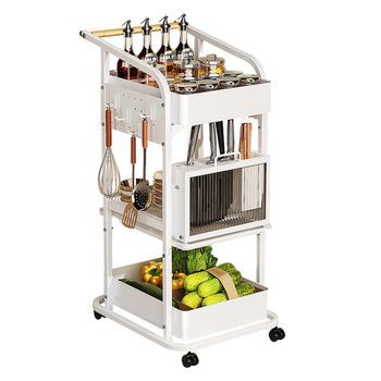 Joybos - Estantería De Almacenamiento Con Ruedas Multifuncional Para Cocina