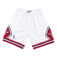 short chicago bulls nba retro swingman blanco 1997-98