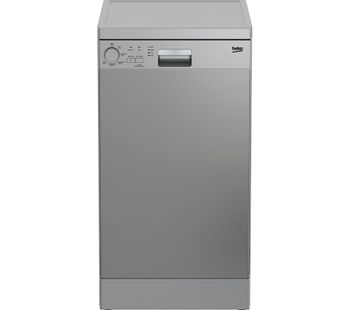 BEKO DFS05X11X Slimline Dishwasher - Stainless Steel, Stainless Steel