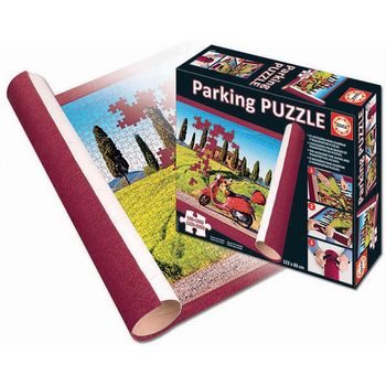 Educa  Parking Puzzle  Tapete Puzzle Enrollable Apto para Puzzles de 500 a 2000 Piezas
