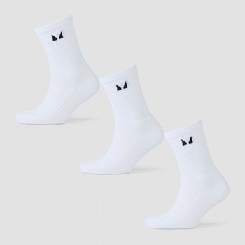Calcetines para correr de MP (paquete de 3 pares) - Blanco - UK 6-8
