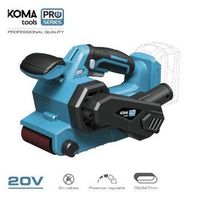 lijadora de banda 20v sin bateria ni cargador 14x275x17cm koma tools pro series battery