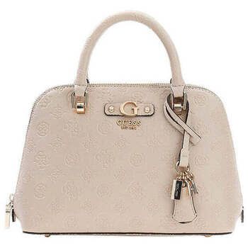 Guess Bolso de mano Bolso bandoulière Dita Dome Satchel Light Taupe Logo para mujer