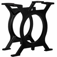 patas de mesa de comedor en o hierro fundido 2 unidades vidaxl