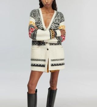 Semicouture para mujer. Y5WF16 Cárdigan Pierluigi multicolor (S), Lana