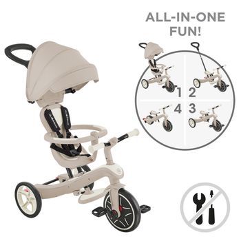 Triciclo Explorer Eco 4 En 1, Beige