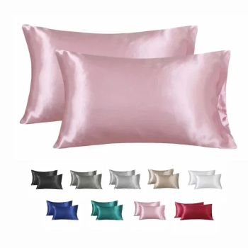Funda de Almohada 100% Seda, Tamaño Queen, Juego de Ropa de Cama Suave y Refrescante para Cabello y Piel, Regalo para Mujeres y Hombres, Confort de Lujo para Dormir