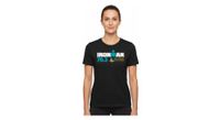 ironman 70 3 les sables d olonne camiseta negra de manga corta para mujer