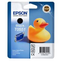 epson t0551 t055140 black standard capacity original ink cartridge duck