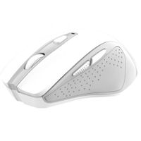 raton trust inalambrico 2200 dpi silent grip 5 botones ergonomico blanco
