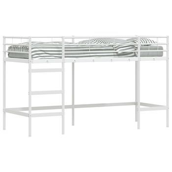 Estructura De Litera Para Niños Liso 100 X 190 Cm Acero Vidaxl