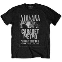 nirvana tops y camisetas cabaret metro para mujer