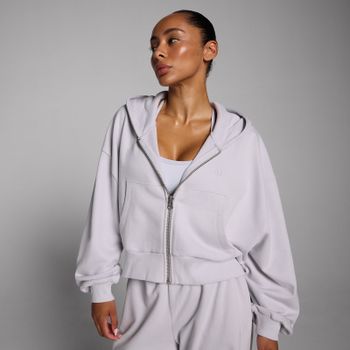 Sudadera con capucha y cremallera Lifestyle para mujer de MP - Polvo de tiza - M