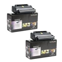 original multipack lexmark x422 printer toner cartridges 2 pack -12a4710
