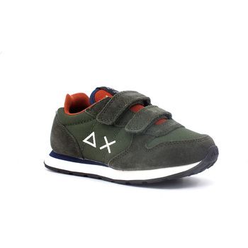 Sun68 Deportivas Moda Boy's Tom Solid Sneaker Bimbo Militare Z43301B para niño