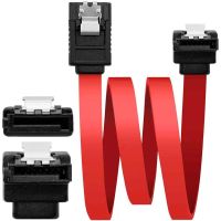 nanocable cable sata acodado con anclajes machomacho 05m rojo