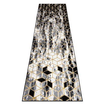 Alfombra, Alfombra De Pasillo Gloss Moderno 409a 82 Cubo Elegante, Gla 70x250 Cm