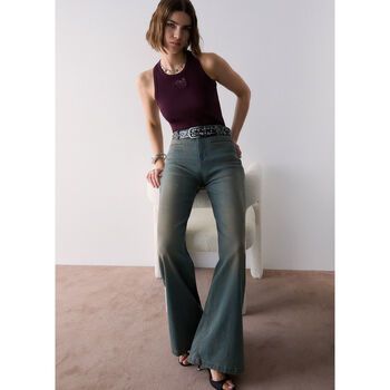 Liu Jo Jeans Jeans flare con bolsillos a filetto para mujer