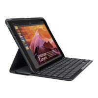 logitech slim folio funda con teclado bluetooth negro para ipad 20172018