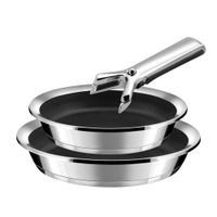2 sartenes con revestimiento ceramico o 2428 cm  1 mango acero inox