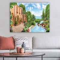 pintura decorativa lienzo 67849231970100 multicolor 70x100 cm
