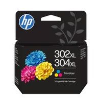 hp cartucho de tinta original 302xl304xl tricolor