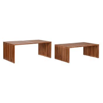 Mesa Centro Set 2 Teca 116x60x46 Natural