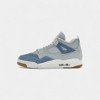 Nike Zapatillas de baloncesto 4 Retro TEX Denim Worn Blue (Women's) para mujer