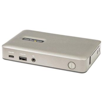Base para portátil StarTech USB-C DisplayPort 4K VGA 4 Puertos PD 65W Gris