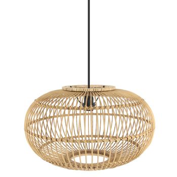 ABRILA Lampara Rejilla Natural Modelo Viseu Beige 50 Cm